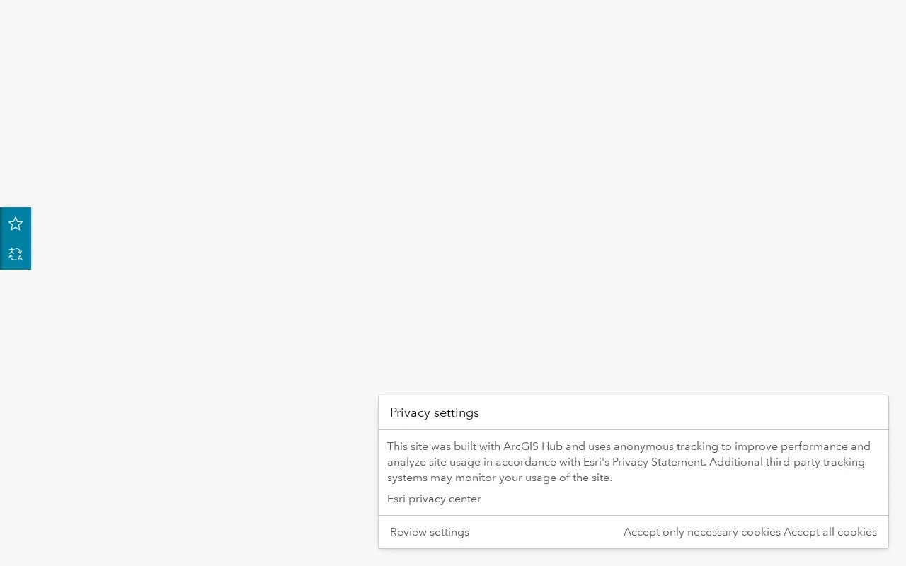 Burnaby's Open Data Portal homepage screenshot