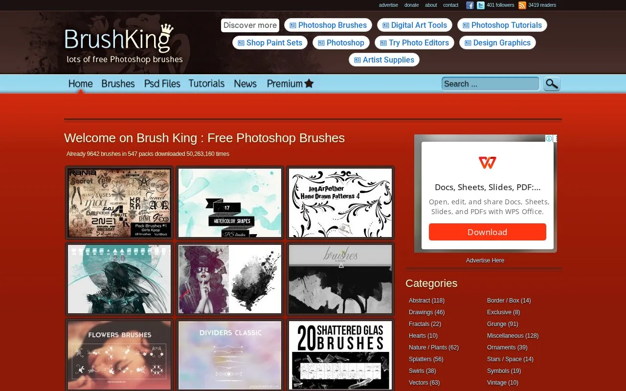 brushking homepage screenshot