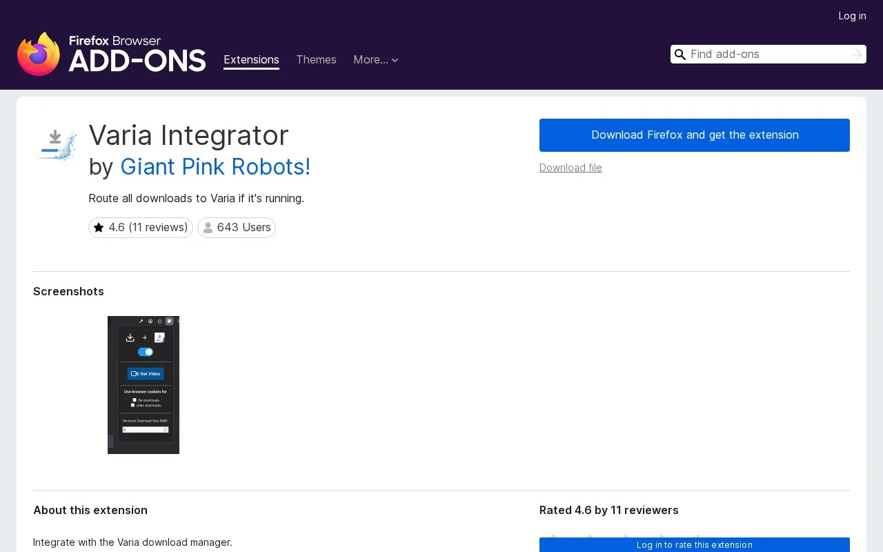 Varia Integrator by Giant Pink Robots! homepage screenshot