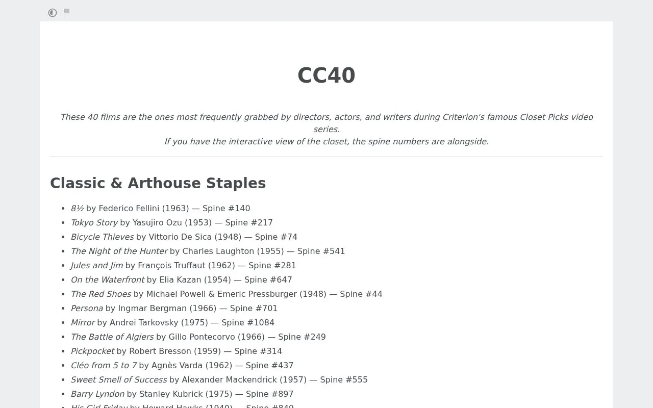 Popular Picks homepage screenshot
