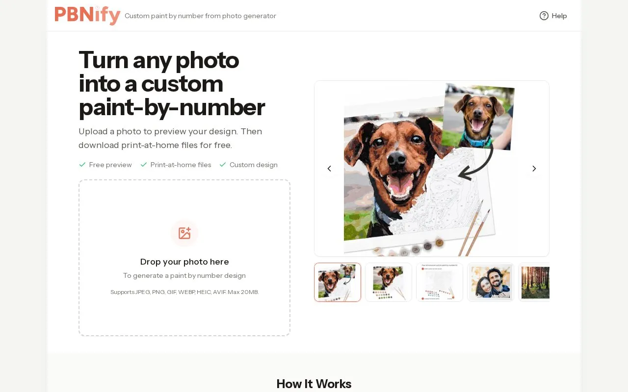 PBNify homepage screenshot