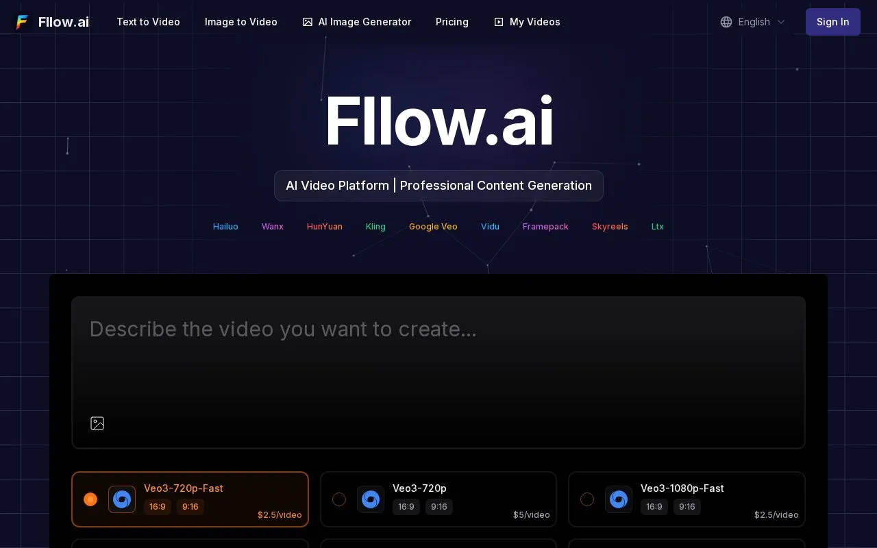 Fllow.ai homepage screenshot