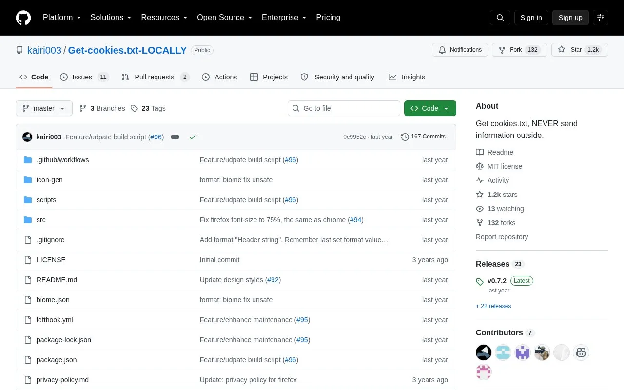 Get-cookies.txt homepage screenshot