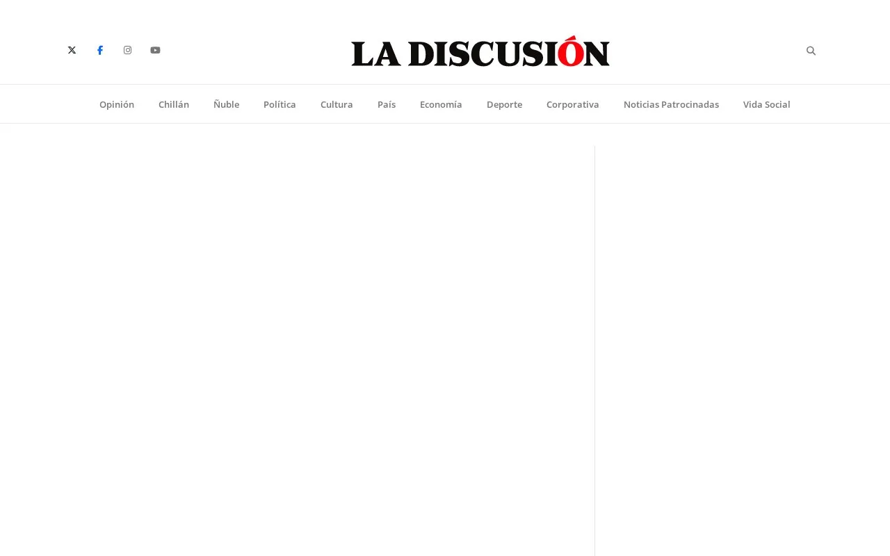La Discusión homepage screenshot