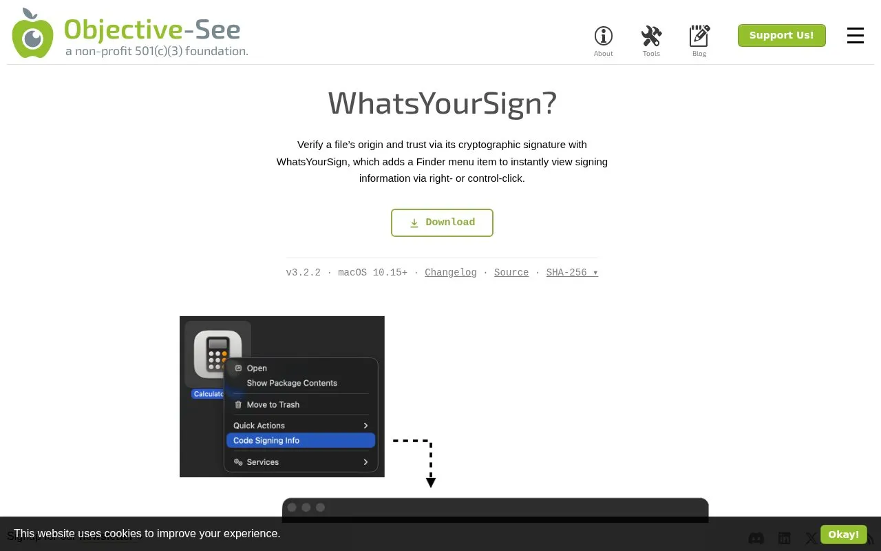What's Your Sign? homepage screenshot