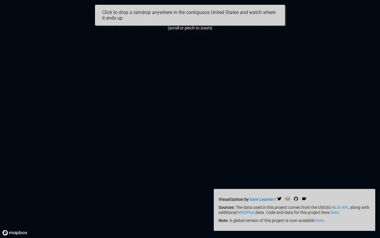 River Runner homepage screenshot