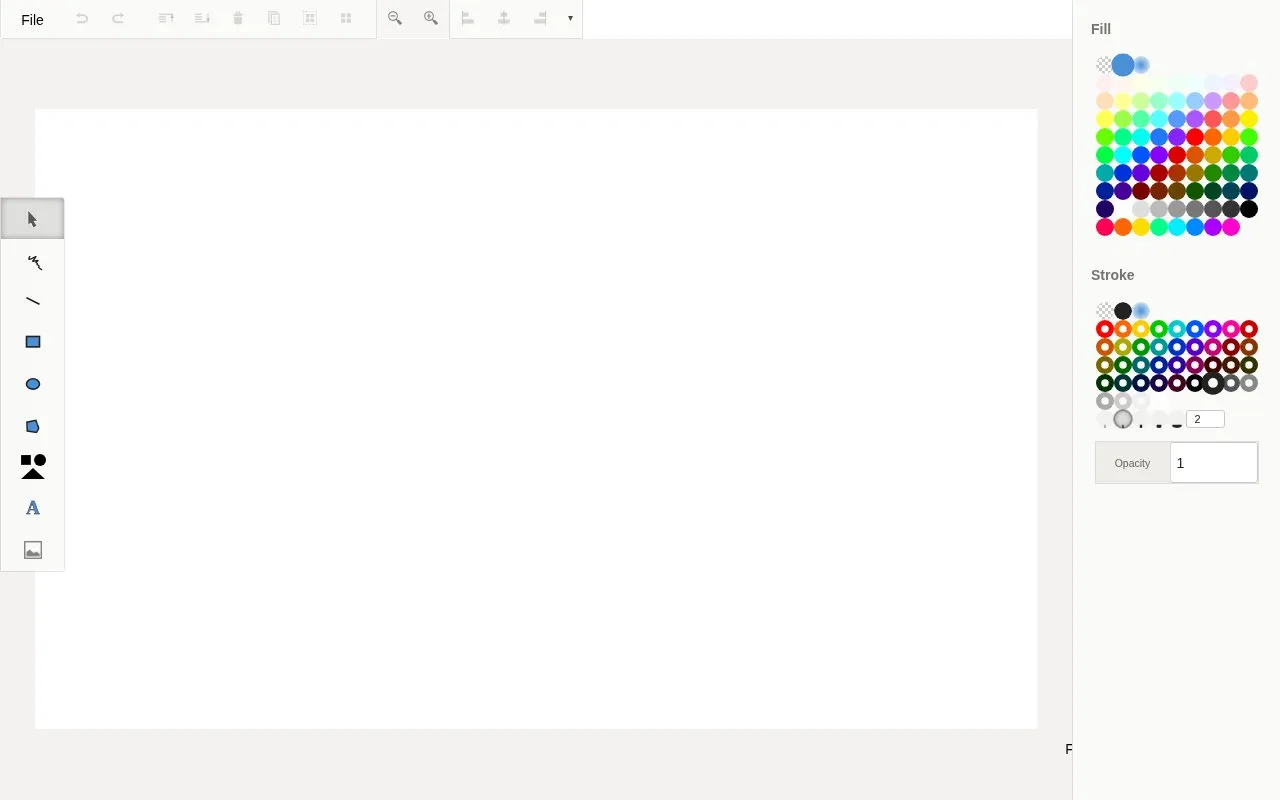 VectorPaint homepage screenshot