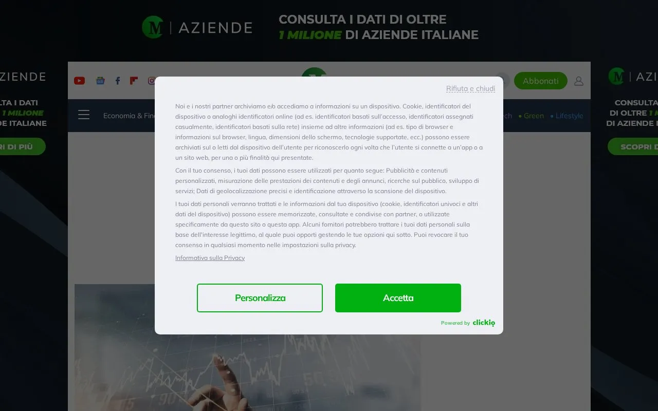 Money.it homepage screenshot