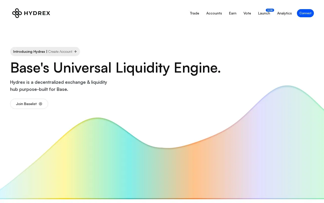 Hydrex Integral homepage screenshot