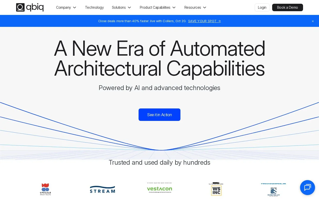 qbiq homepage screenshot
