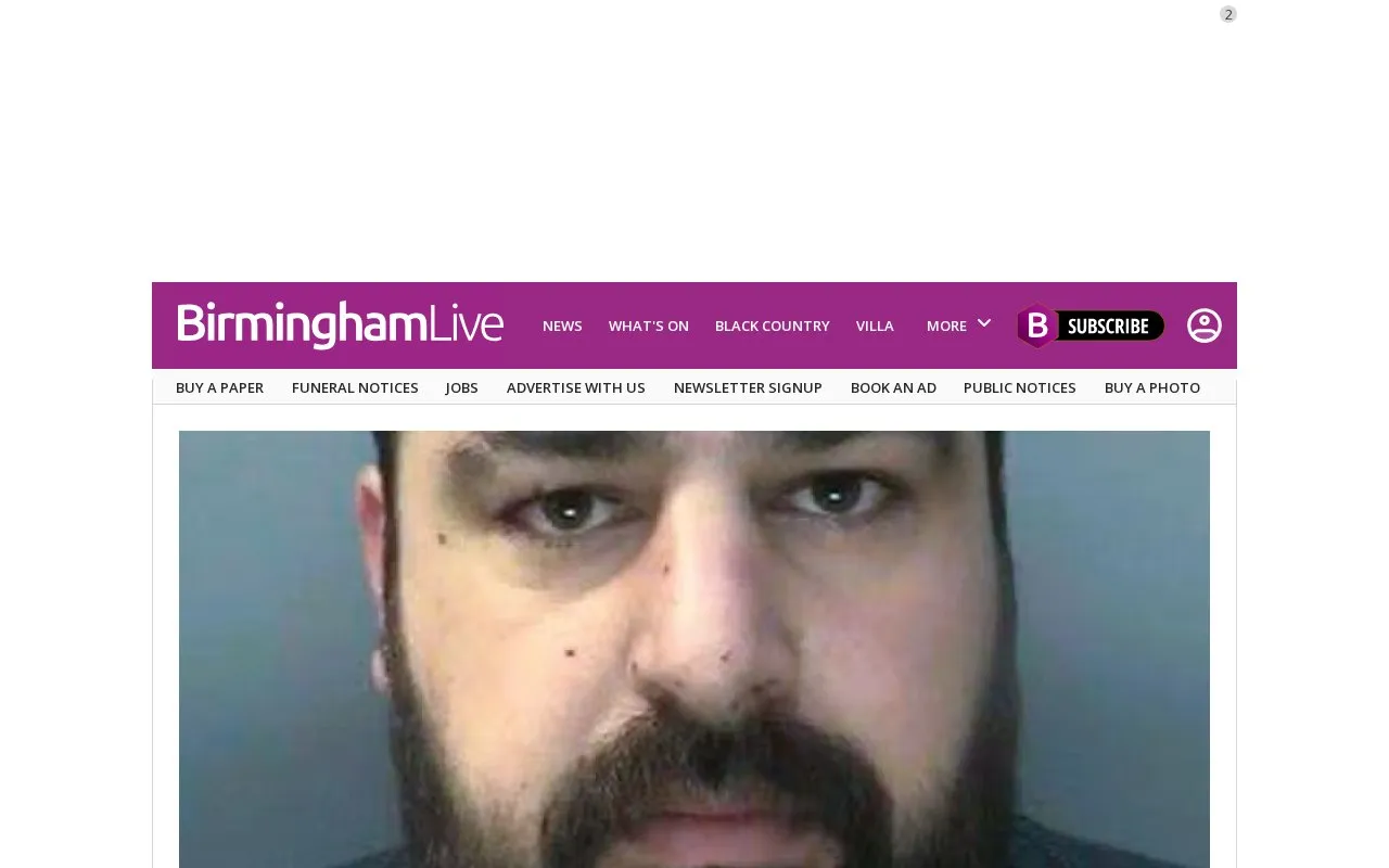 Birmingham Mail homepage screenshot