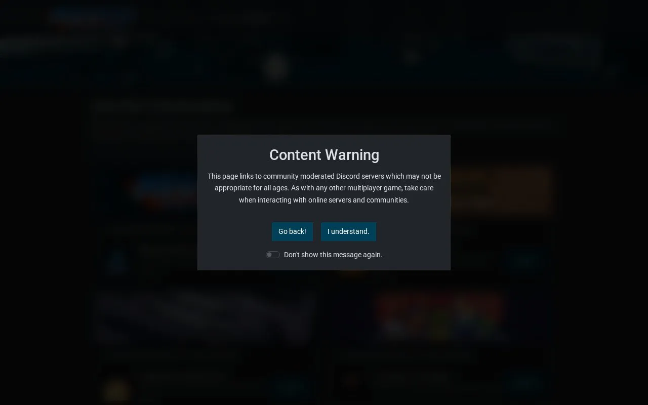 Discord homepage screenshot