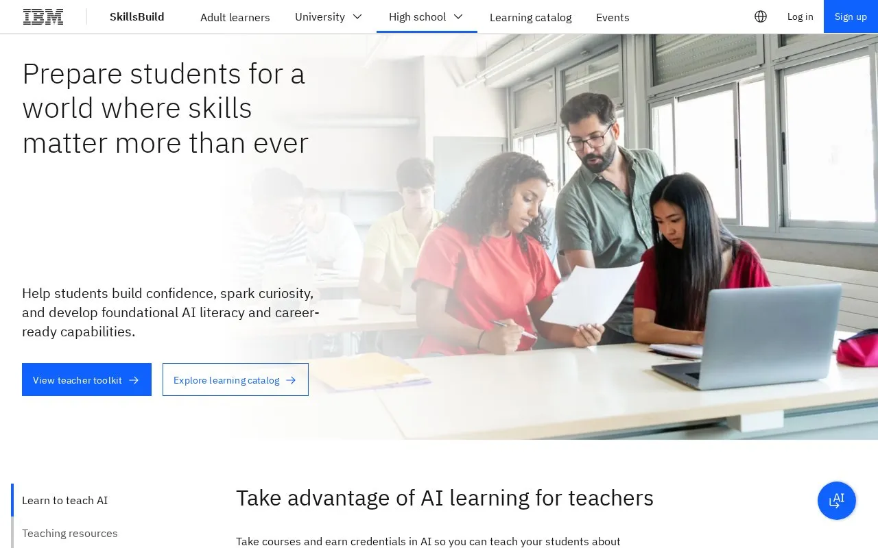 Data Science Course By IBM homepage screenshot