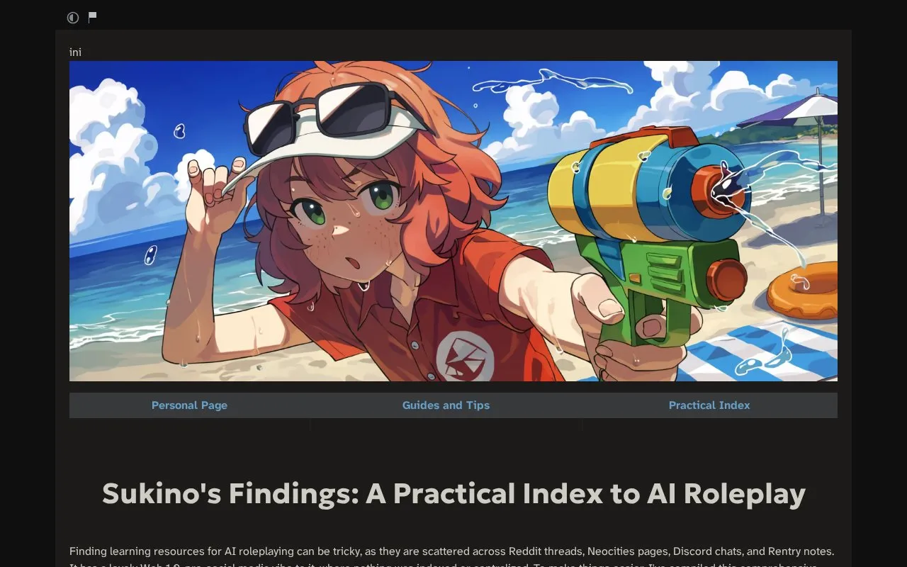 Sukino-Findings homepage screenshot