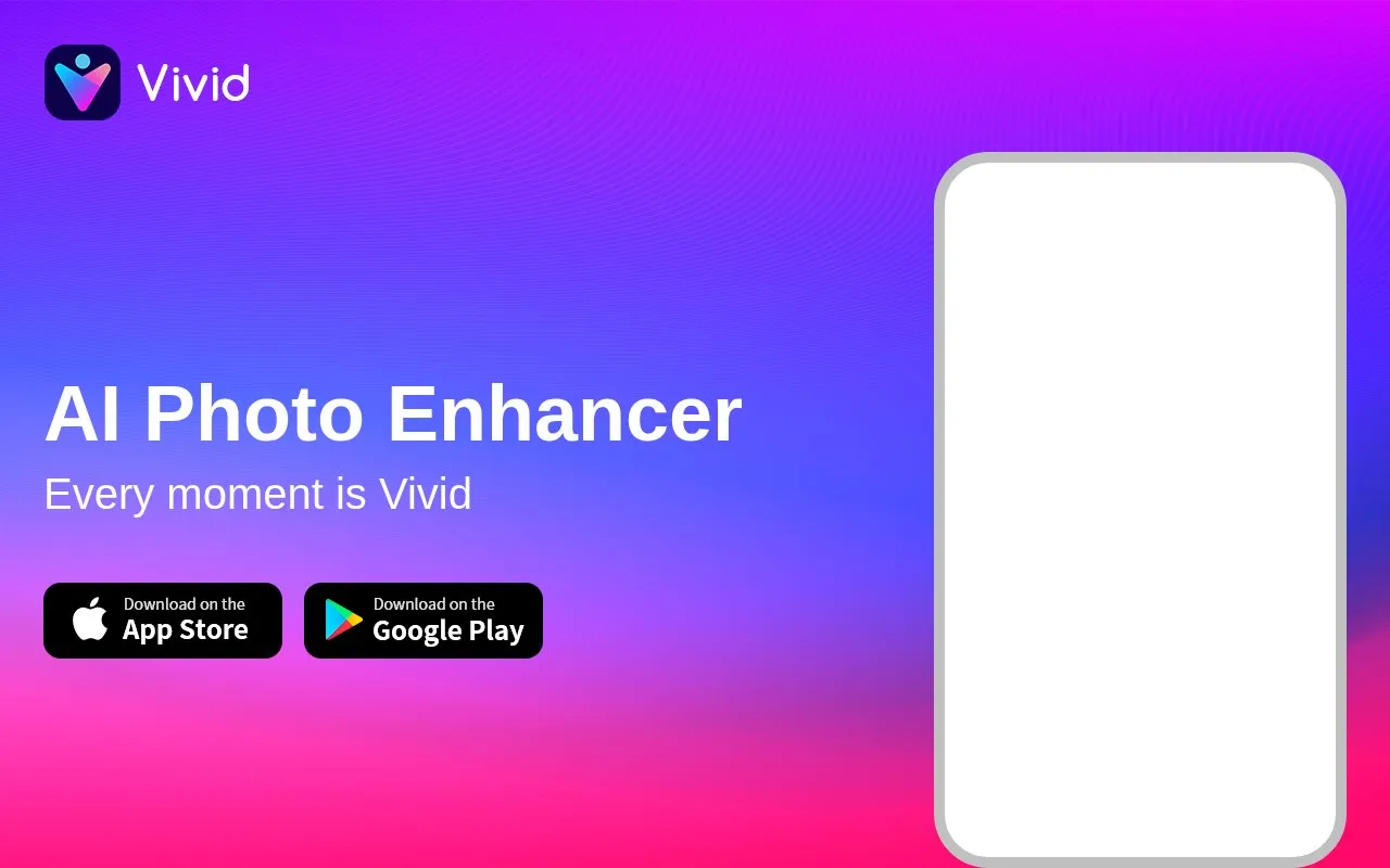 Vivid homepage screenshot