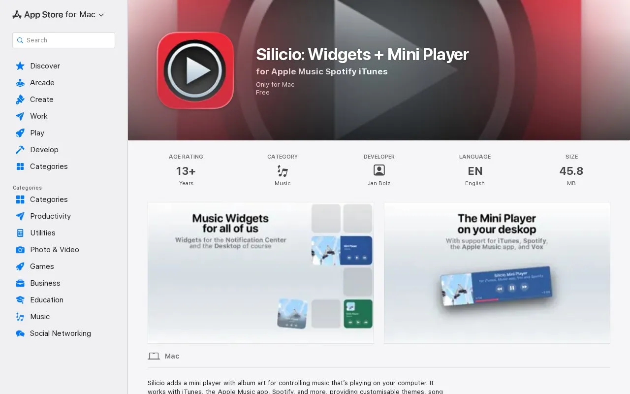 Silicio homepage screenshot