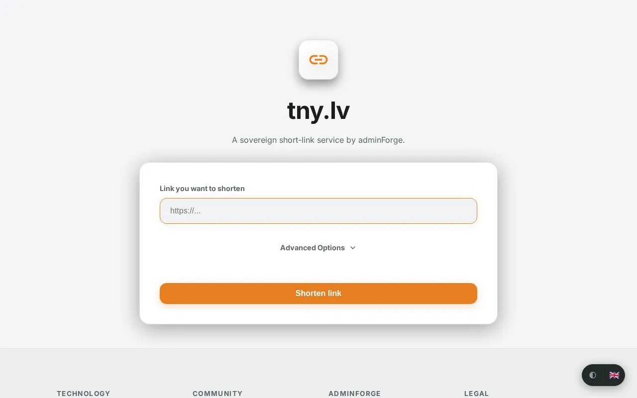tny.lv homepage screenshot