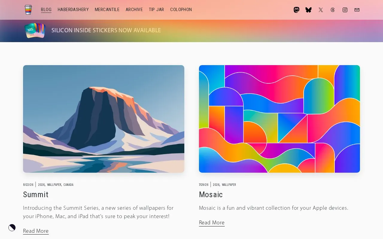 Basic Apple Guy homepage screenshot