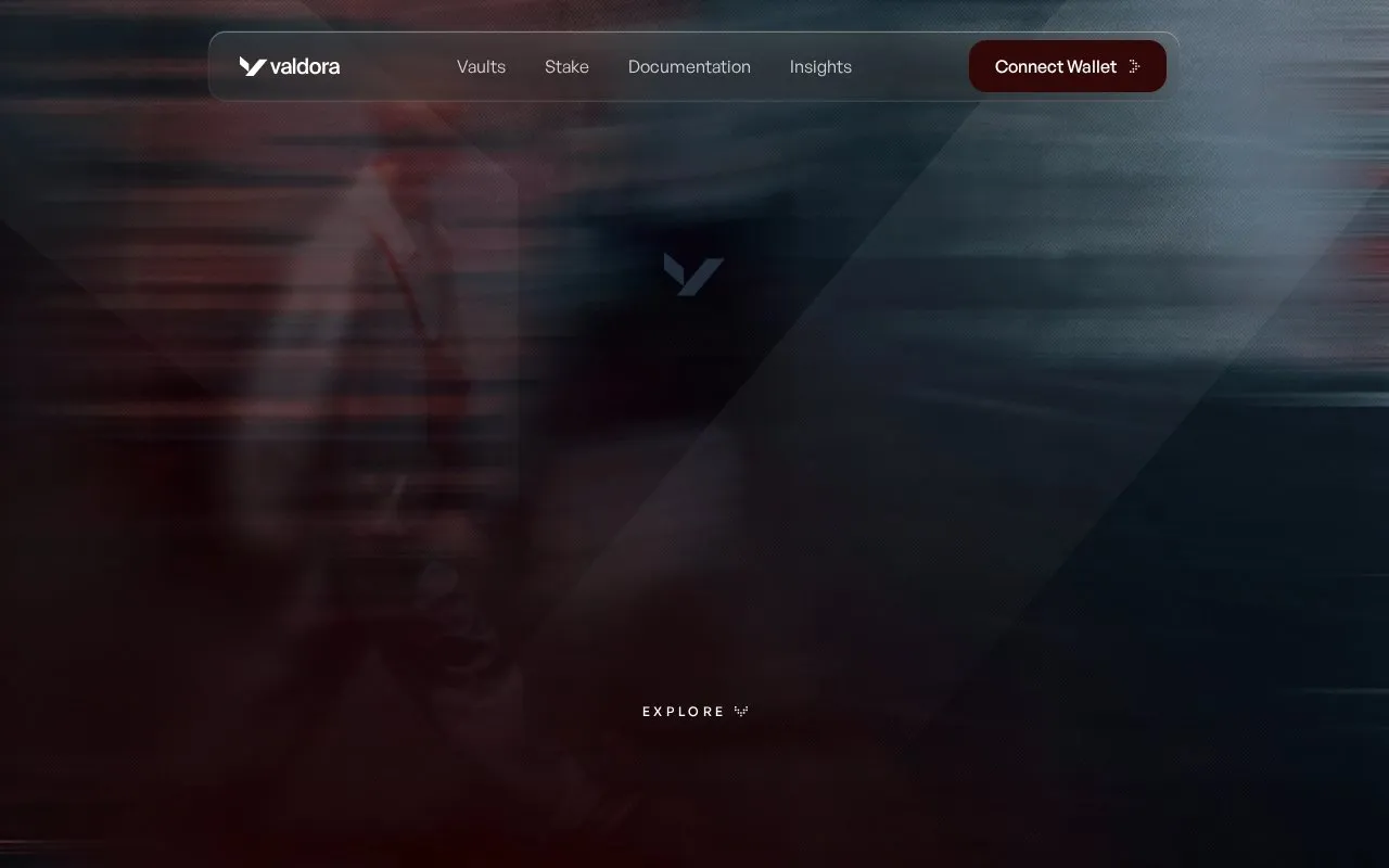 Valdora Finance homepage screenshot