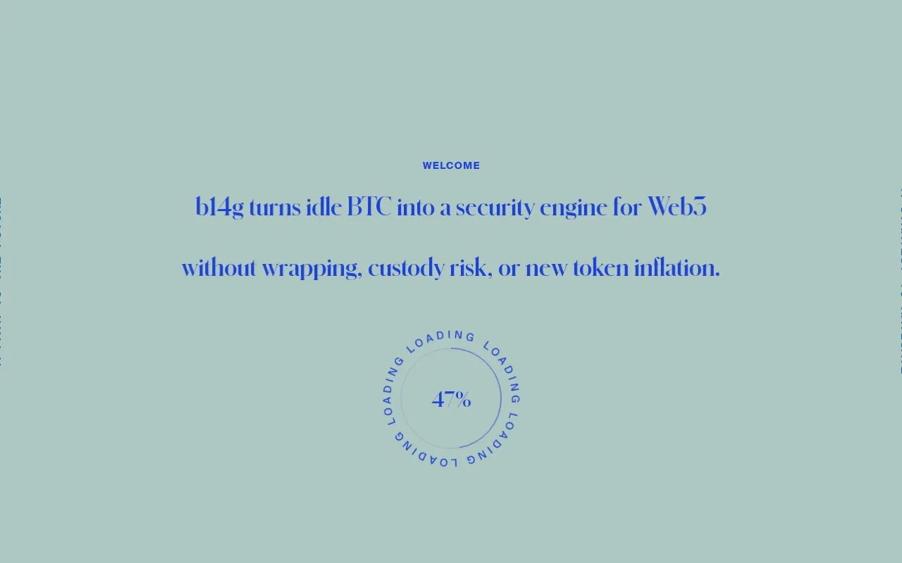 b14g homepage screenshot