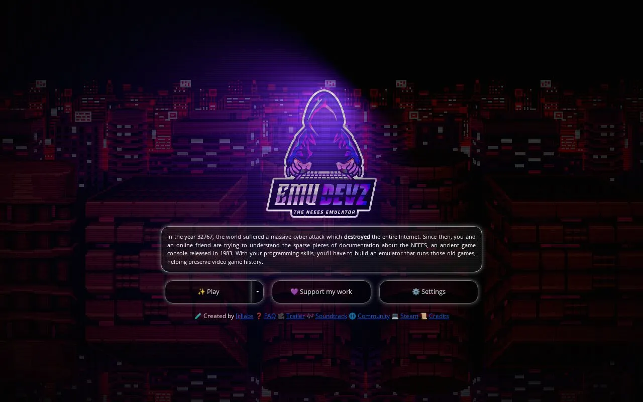 EmuDevs homepage screenshot