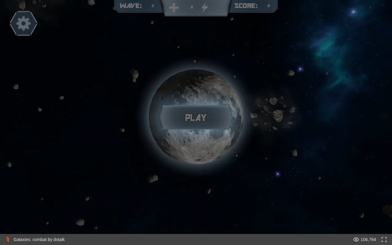 Galaxies homepage screenshot