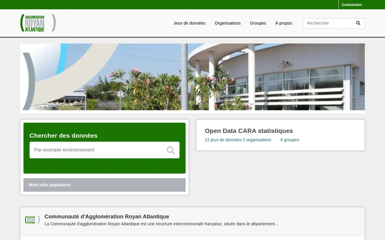 data.agglo-royan.fr homepage screenshot