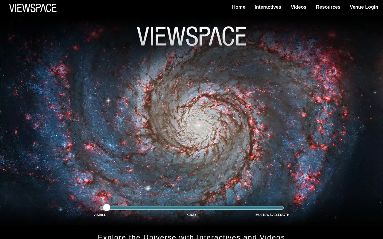 ViewSpace homepage screenshot
