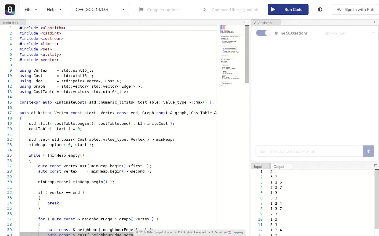 judge0 homepage screenshot