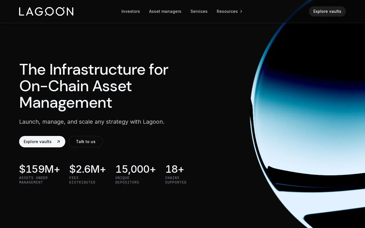 Lagoon homepage screenshot