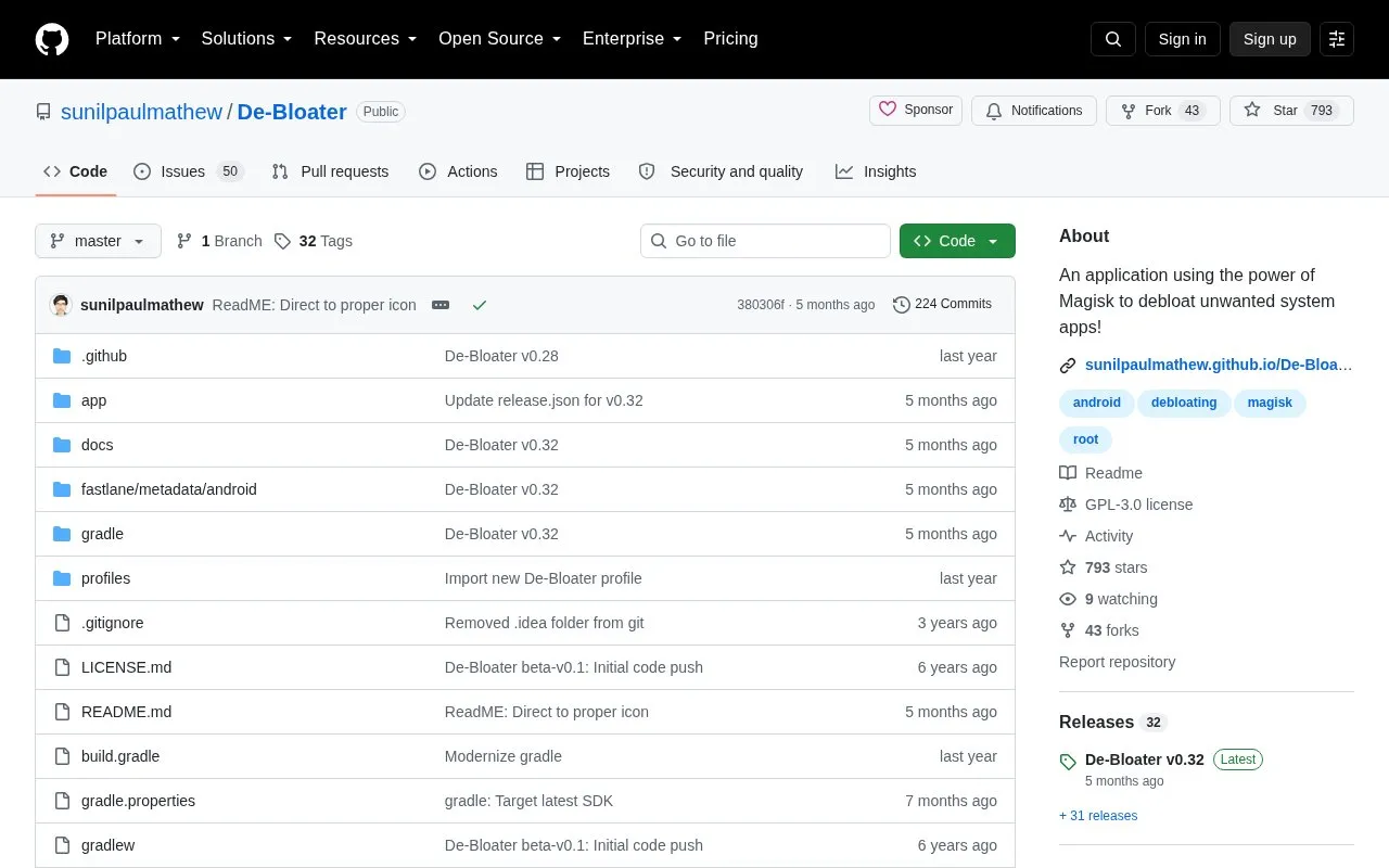 De Bloater homepage screenshot