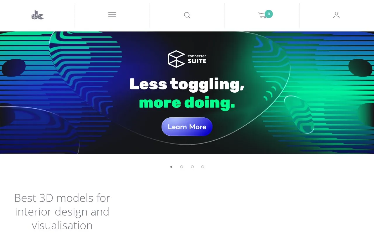 DesignConnected homepage screenshot