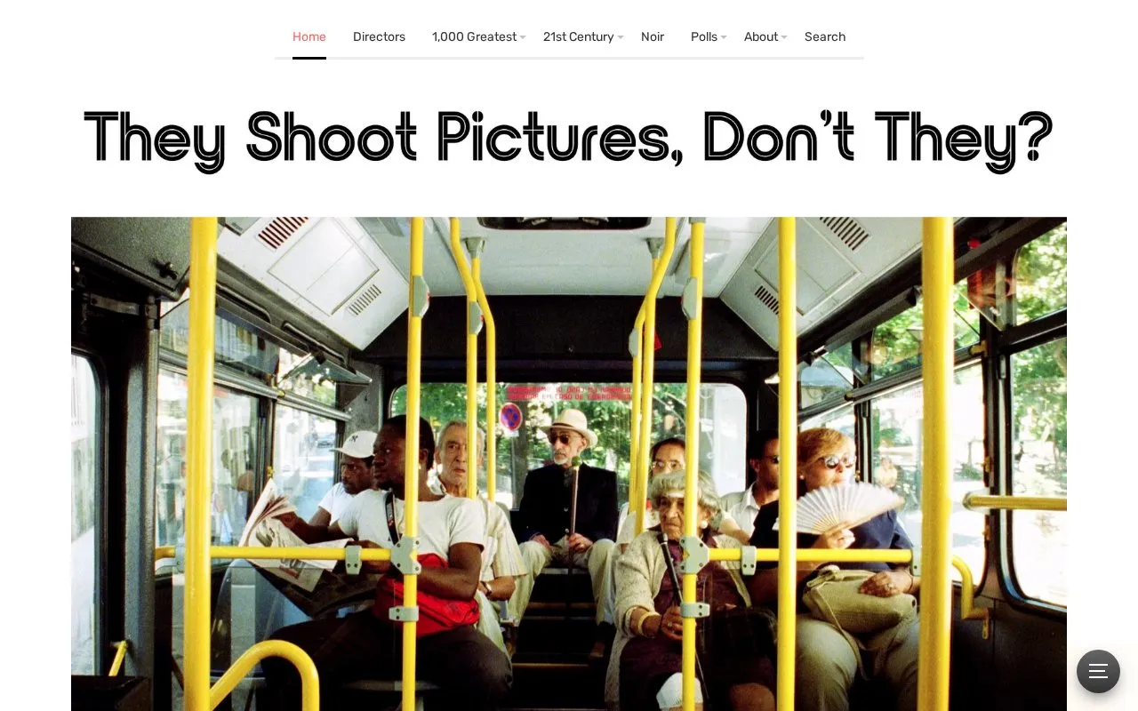 They Shoot Pictures homepage screenshot