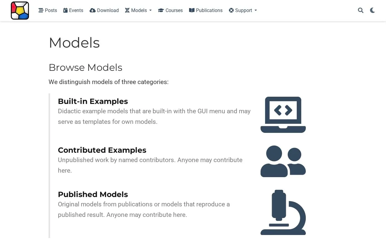 MorpheusML model repository homepage screenshot