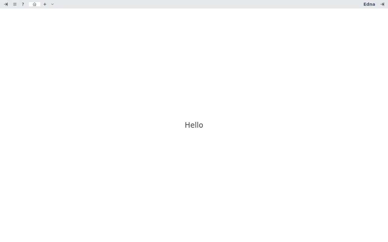 Edna homepage screenshot
