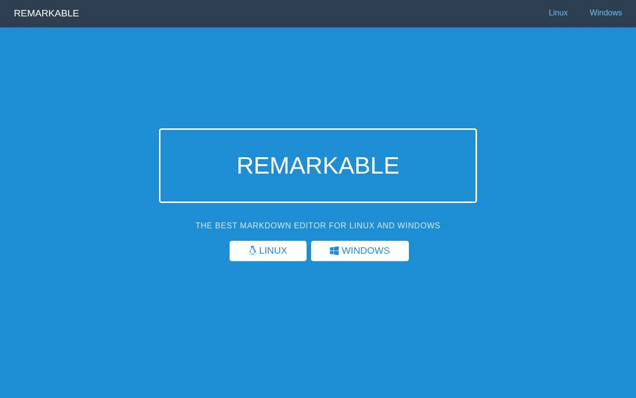 Remarkable homepage screenshot