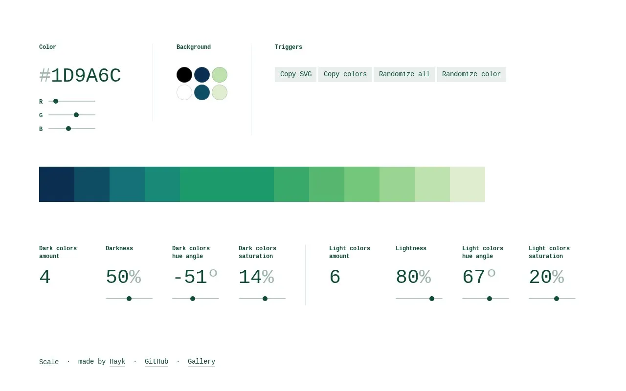 Scale homepage screenshot