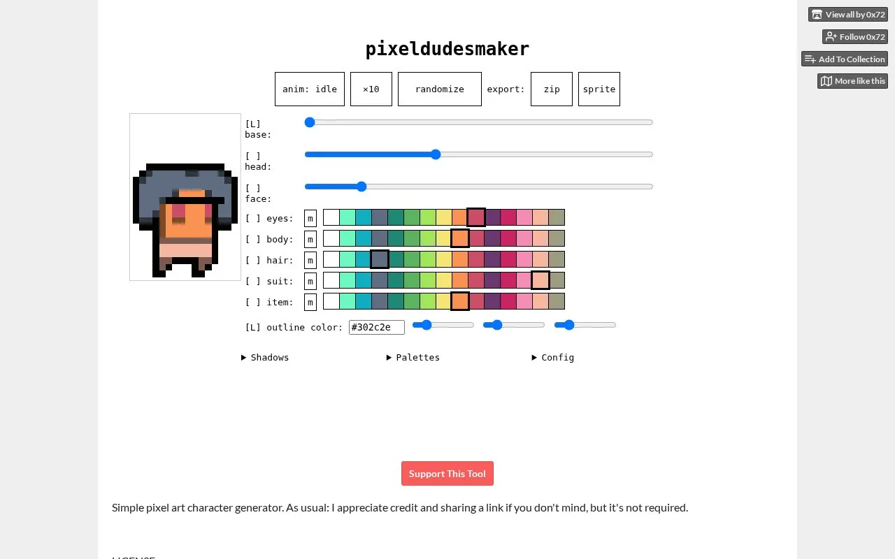 pixeldudesmaker homepage screenshot