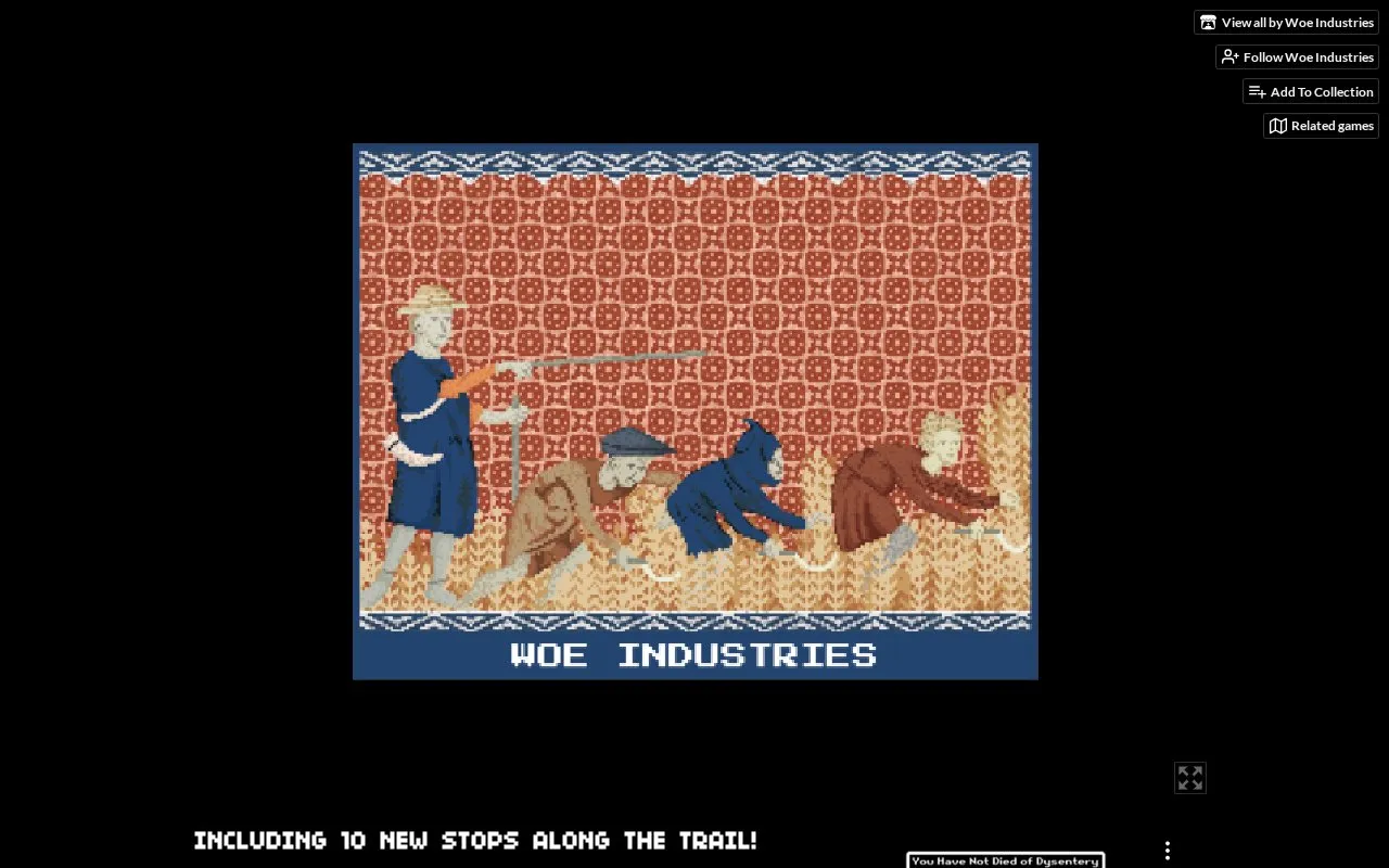 You Have Not Died Of Dysentery homepage screenshot