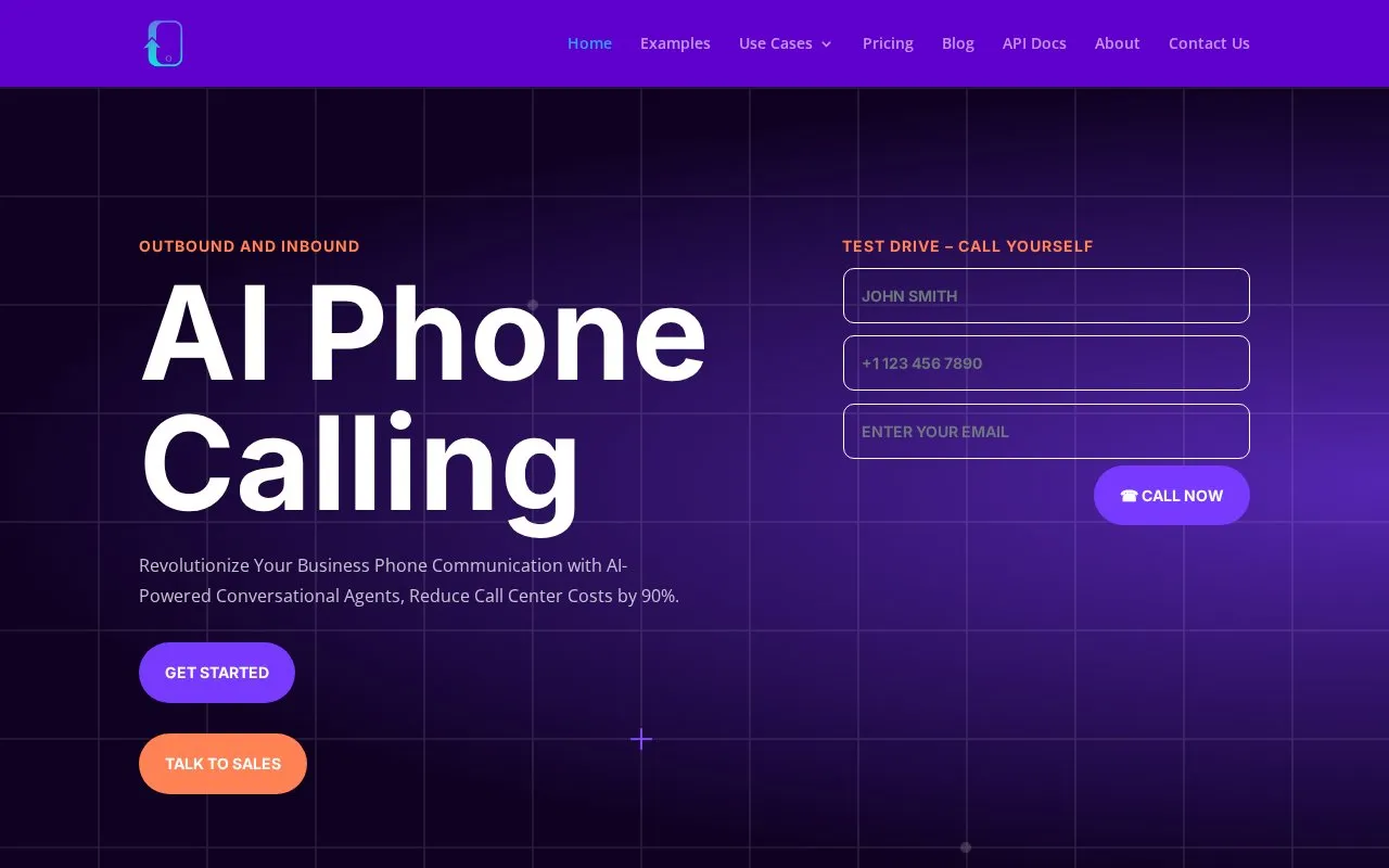 Cald.AI homepage screenshot