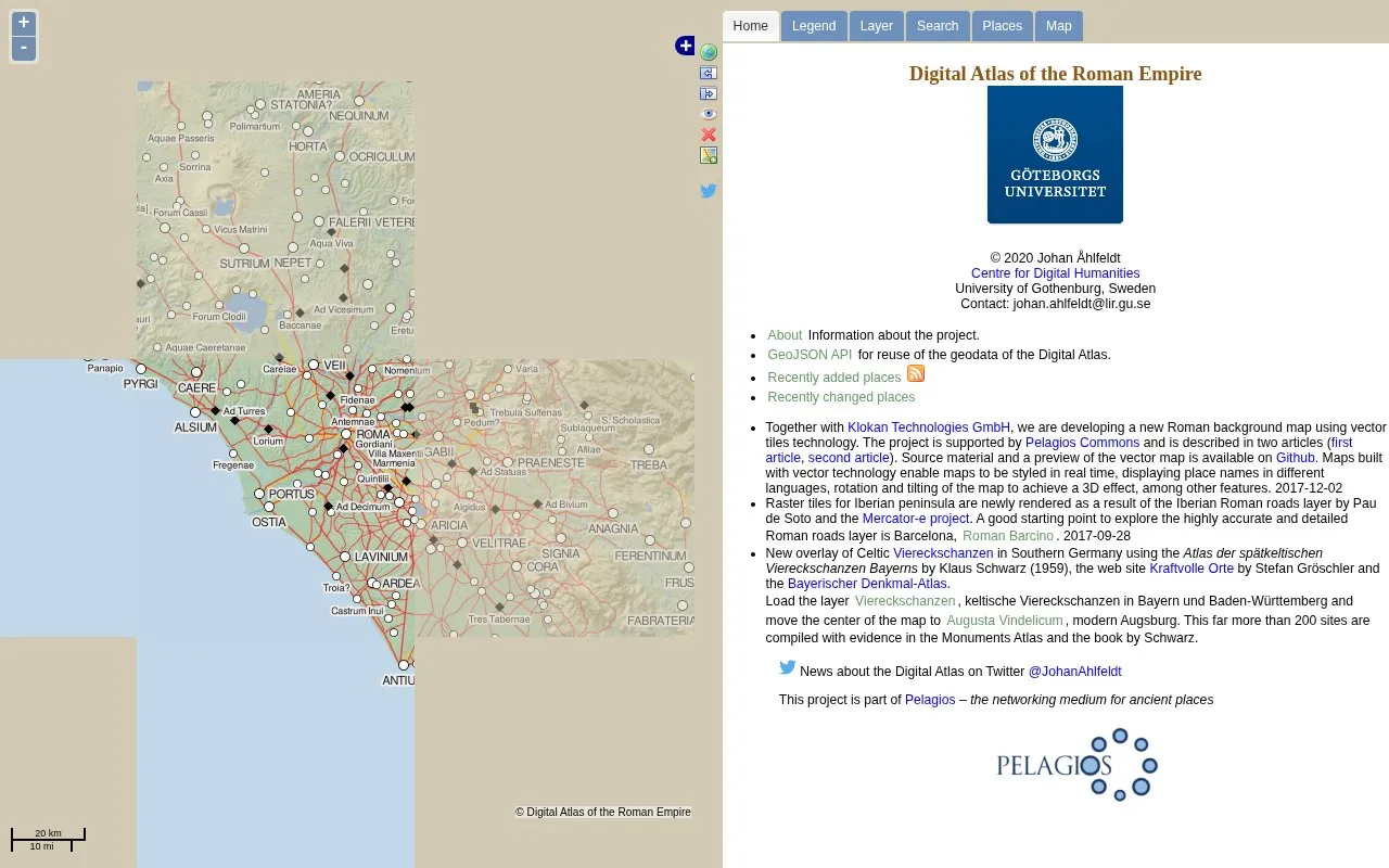 Imperium homepage screenshot