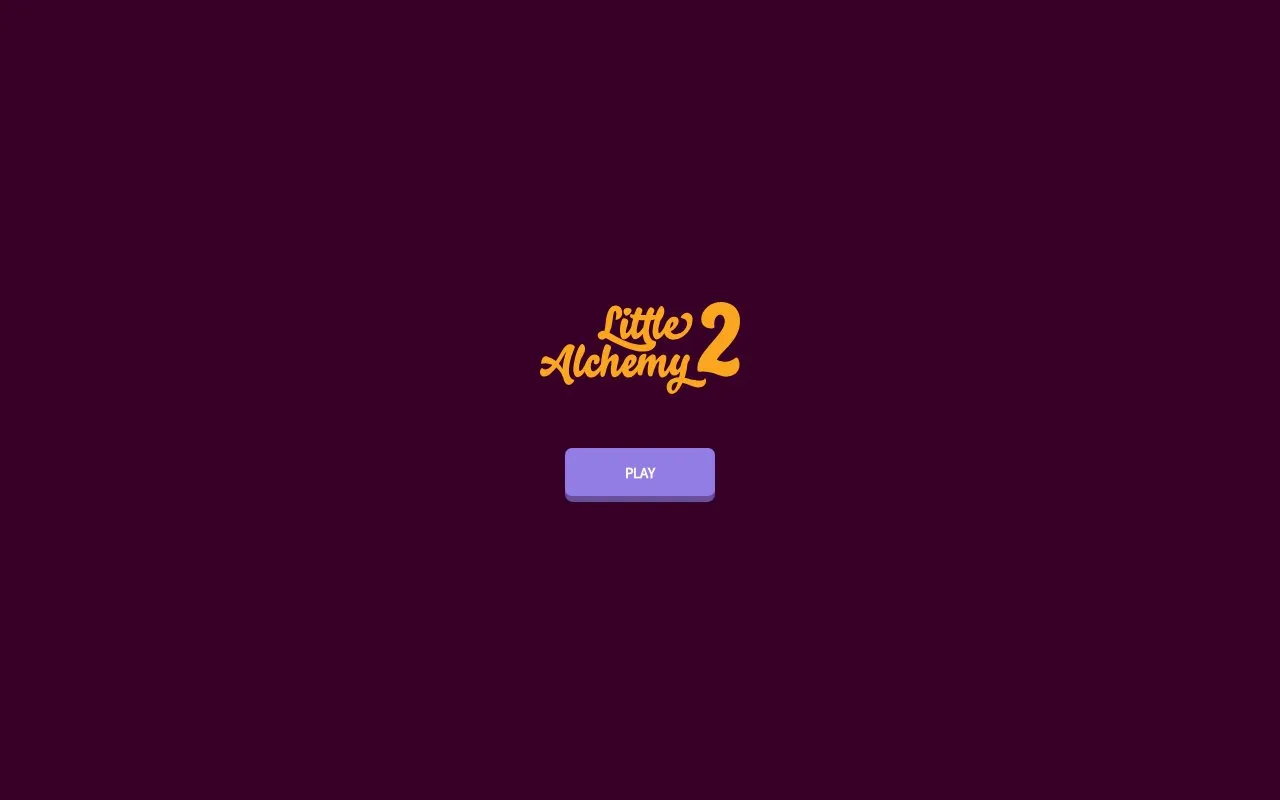 Little Alchemy 2 homepage screenshot