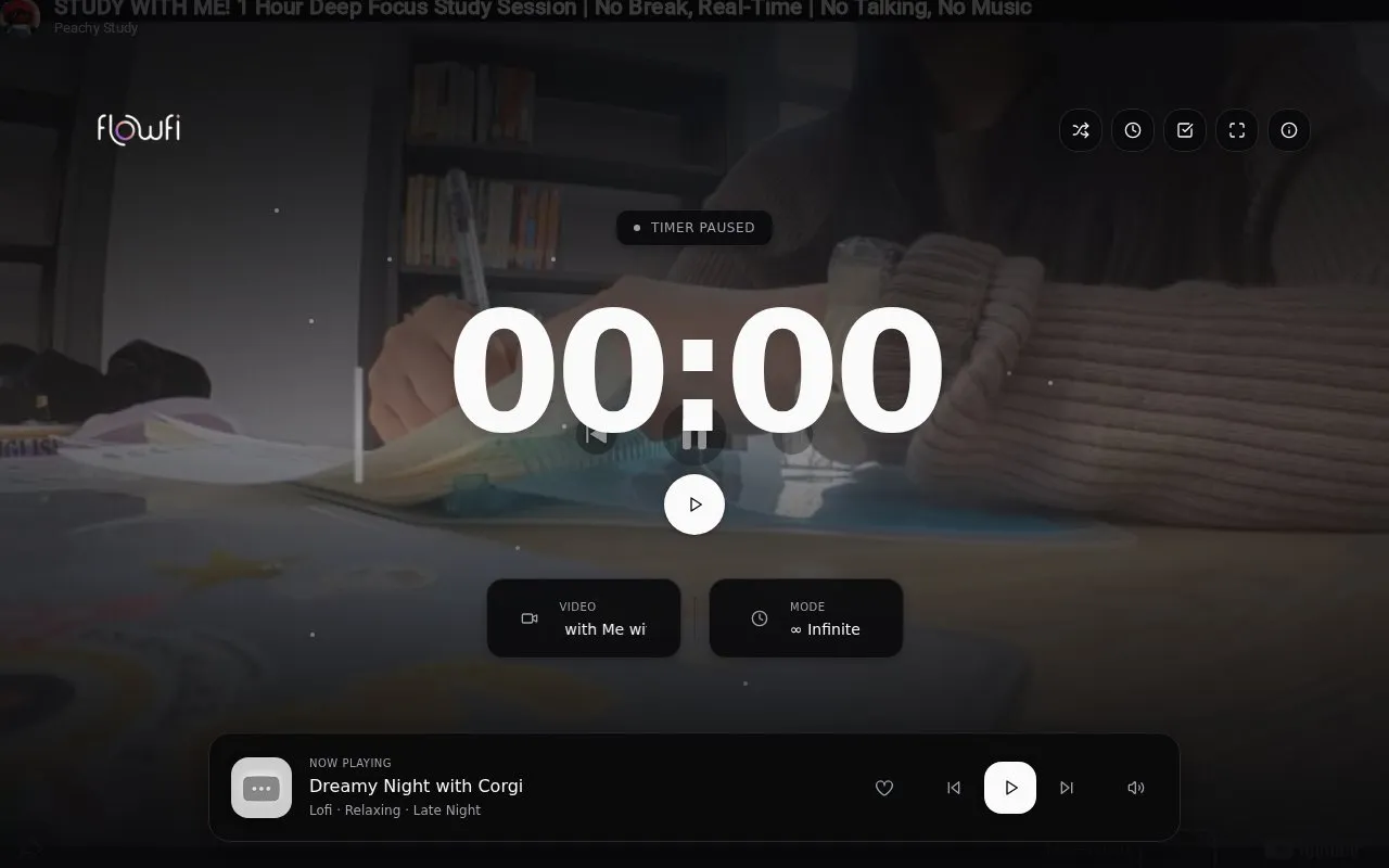 Flow-Fi homepage screenshot