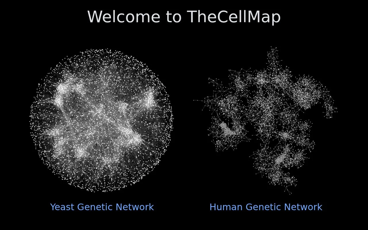 The Cell Map homepage screenshot