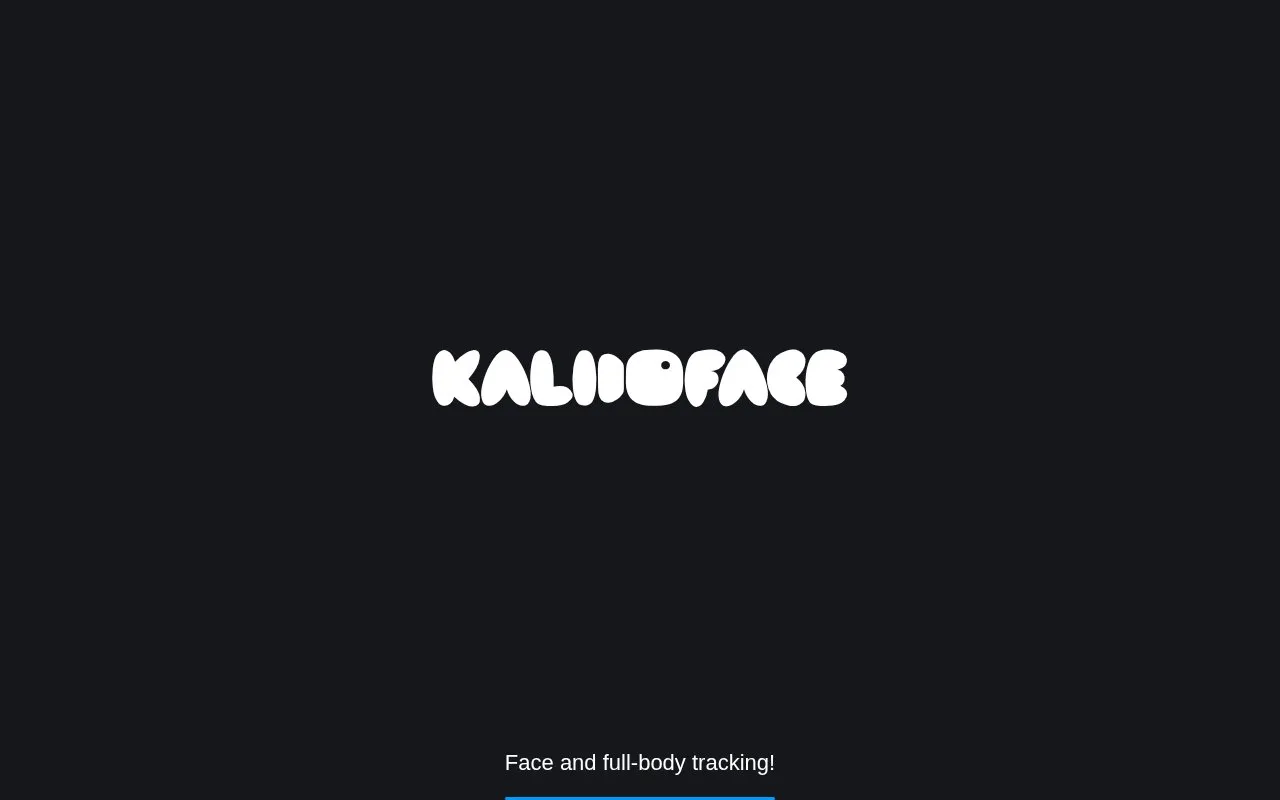 Kalidoface 3D homepage screenshot
