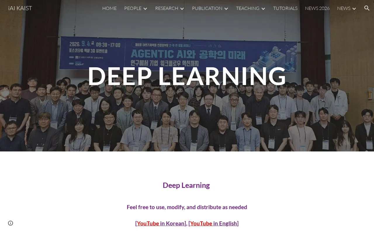 IAILab homepage screenshot
