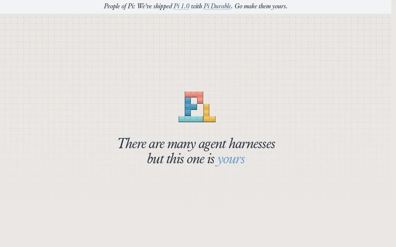 Pi homepage screenshot