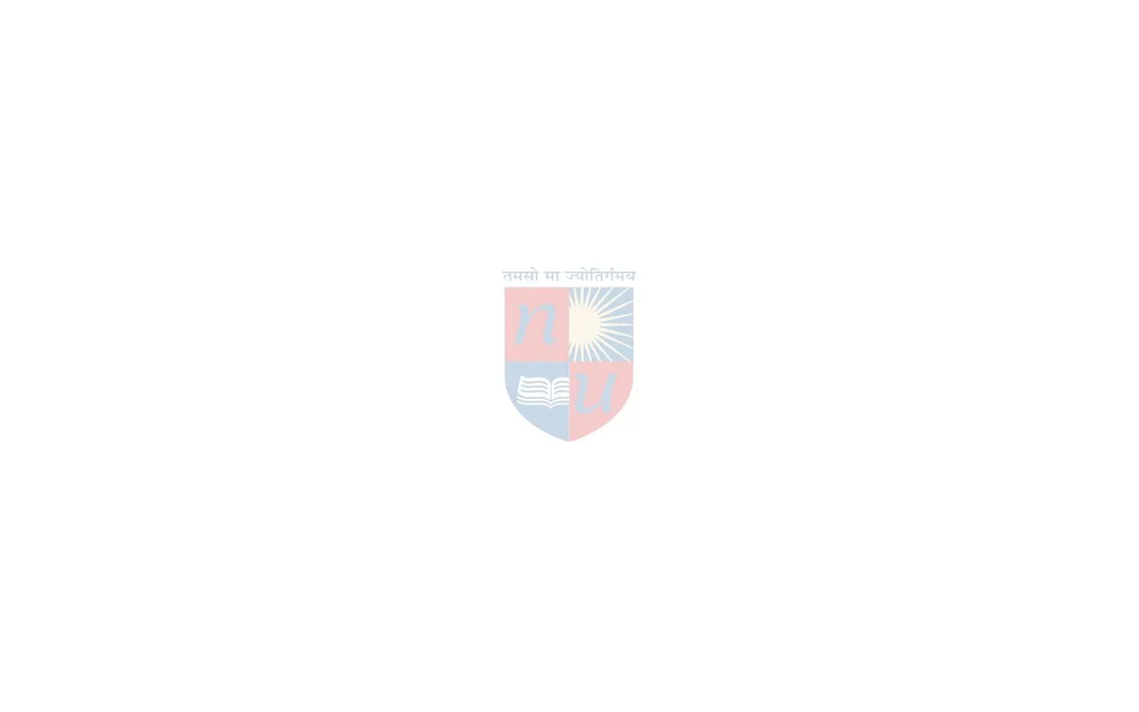 Nirma University homepage screenshot