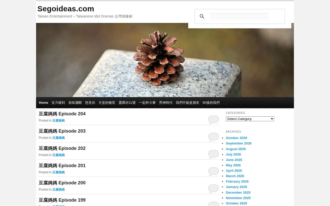 Segoideas homepage screenshot