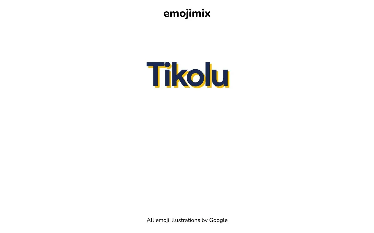 EmojiMix homepage screenshot